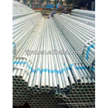 Tubos de acero inoxidable galvanizado de 1/2 pulgada